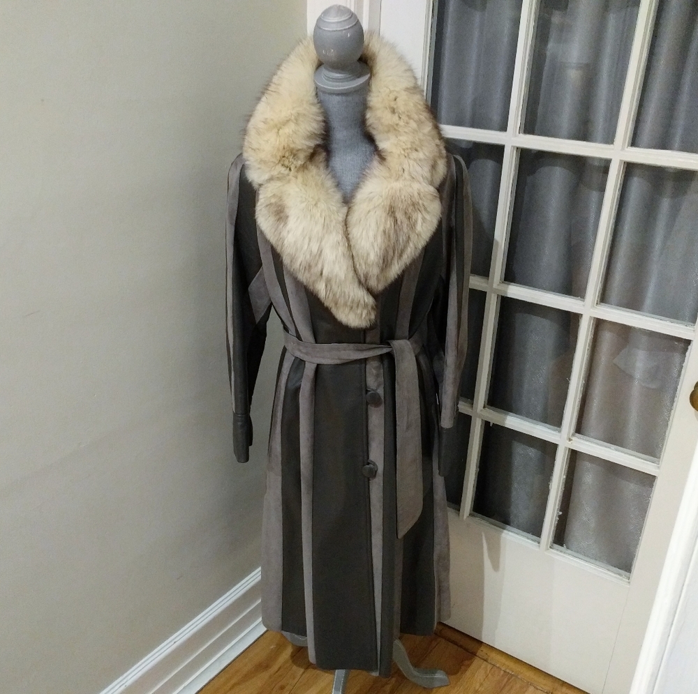 SOLD ✅💲RAJAC LEATHERS full leather coat